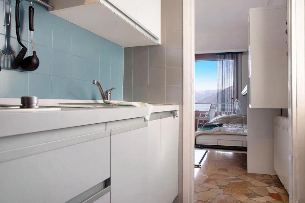 Ferienwohnung Studio Belvedere Brezzo 外观 照片